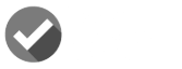 A large white checkmark in a gray circle next to the words "Google Guaranteed" and five white stars on a black background.