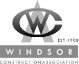Logo for the Windsor Construction Association featuring a large "WC" over a stylized "A," with the text "Est. 1956" and "Windsor Construction Association" below.